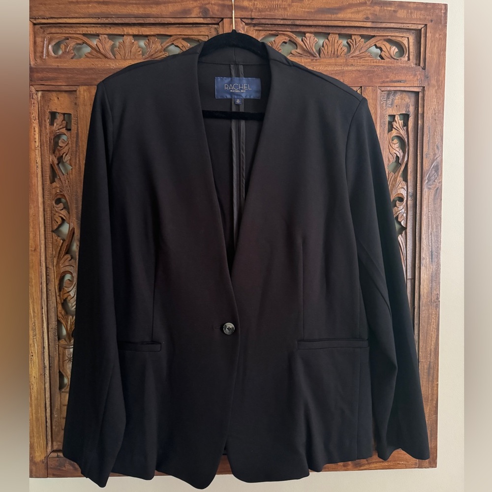 RACHEL Rachel Roy collarless blazer